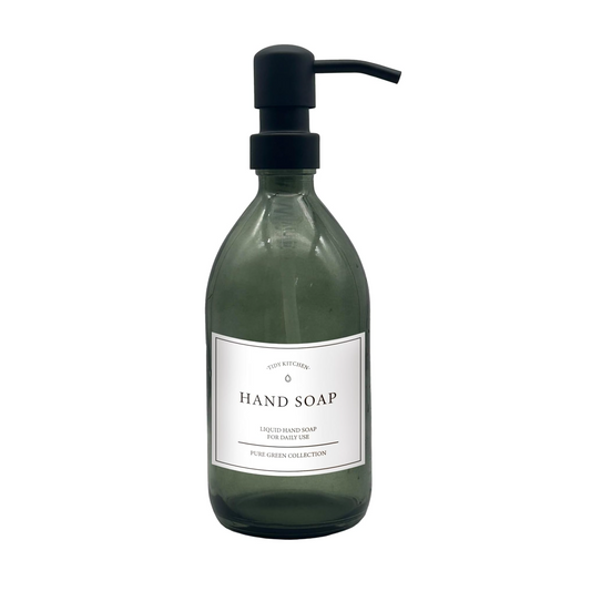 tidy kitchen green liquid hand soap for daily use pure green collection