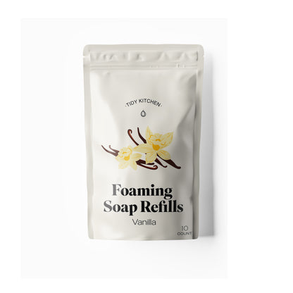 tidy kitchen foaming soap refills vanilla